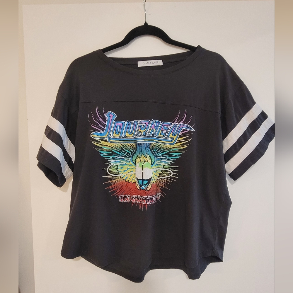 Journey Black Graphic T-Shirt